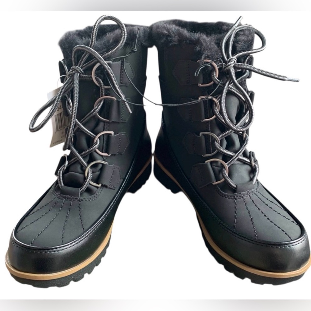 JBU by Jambu Northgate Waterproof Winter Boots Fur Insulated Snow Boots Black - Picture 7 of 13